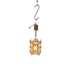 Hollywood Regency Pendant Lamp by Gaetano Sciolari for Palwa Germany, 1970s